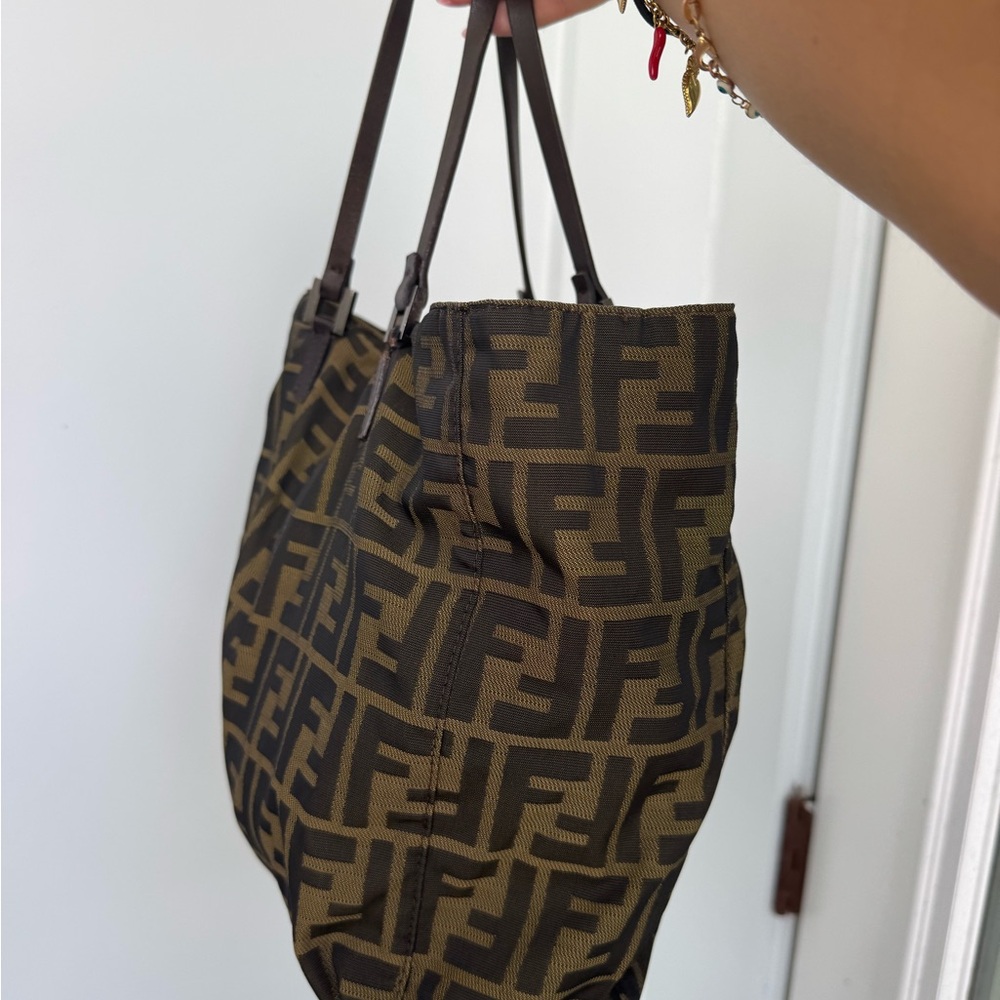 Fendi Vintage Zucca Monogram Canvas Tote with COA, authentic - Picture 9 of 17